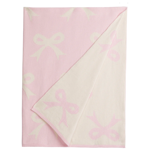 Nursery Blanket - Pink Bow OS