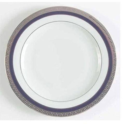 Athos Blue Platinum Bread Plate