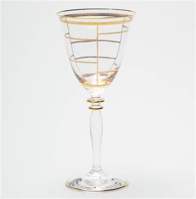 Elegante Grid Wine Glass