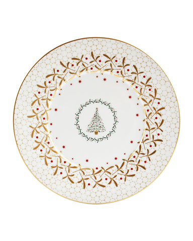 Noel Salad Plate-Christmas Tree
