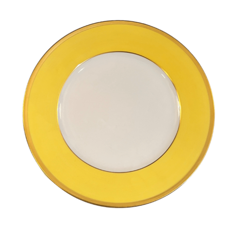 Madison Jaune/Gold Dessert Plate