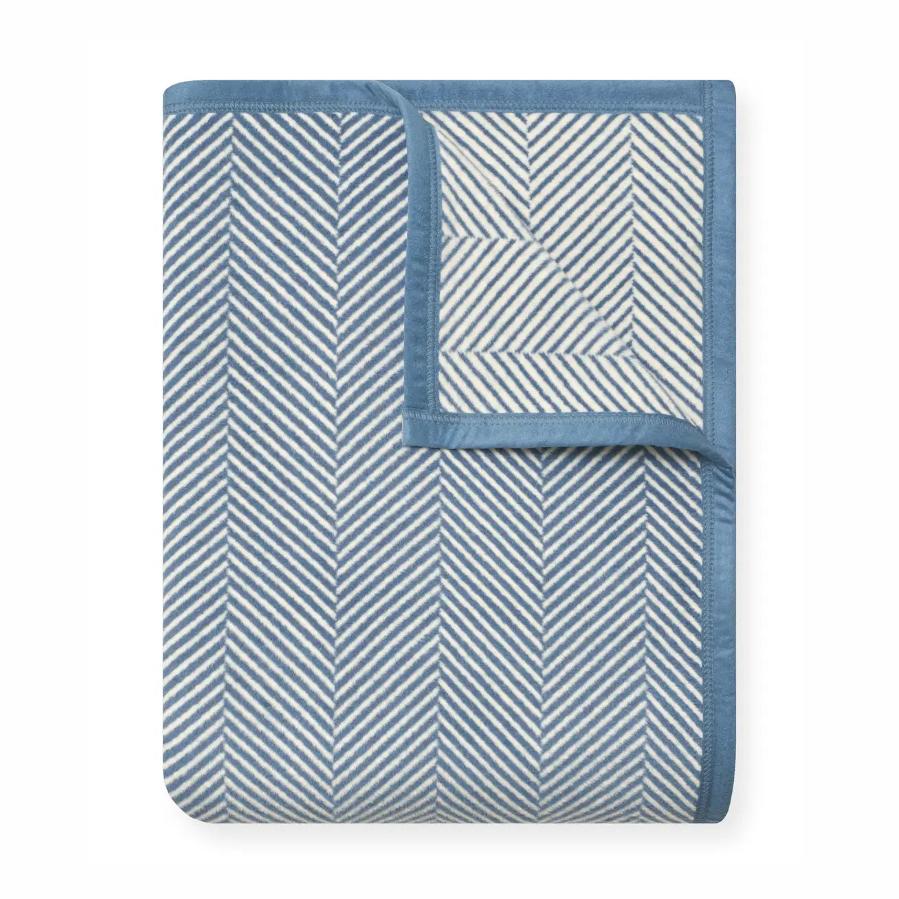 Harborview Herringbone Cornflower Blanket