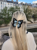 Hand-painted Monarch Butterfly Claw Hair Clip | Eco-Friendly: Pink