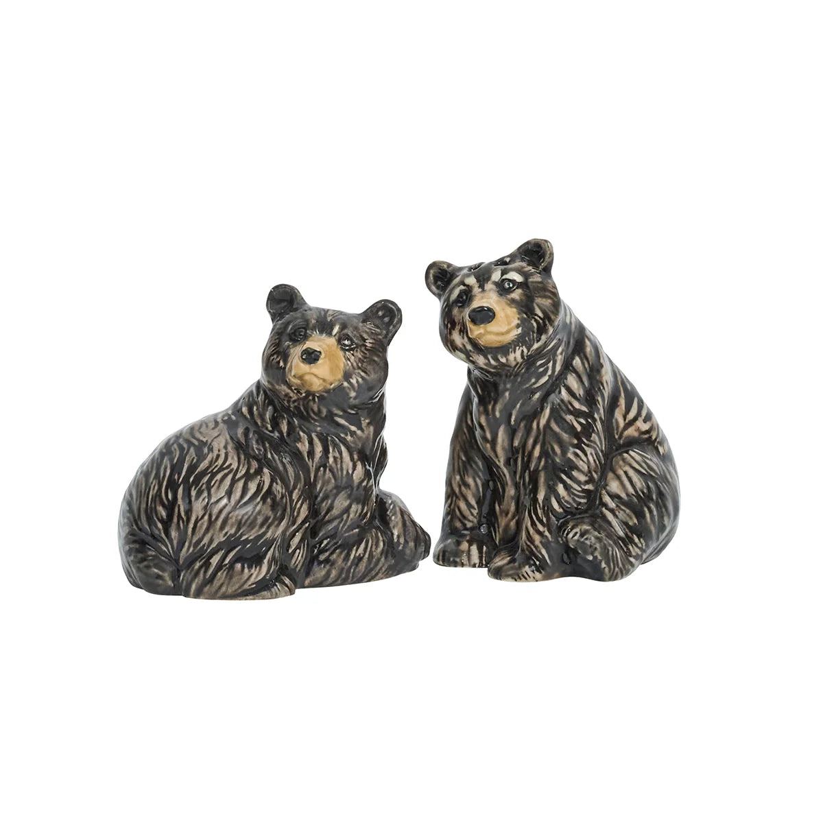 Clever Creatures  Black Bear Salt and Pepper Shakers Set/2pc