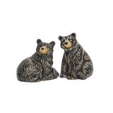 Clever Creatures  Black Bear Salt and Pepper Shakers Set/2pc