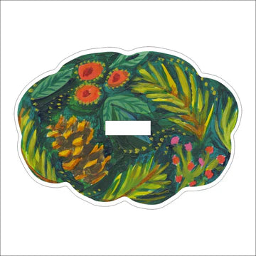 Pinecone and Holly Large Stand