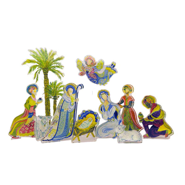 10 Piece Nativity Set Small