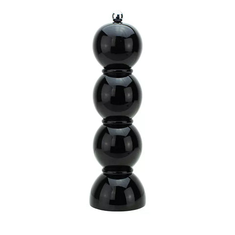 Black Bobbin Salt or Pepper Mill