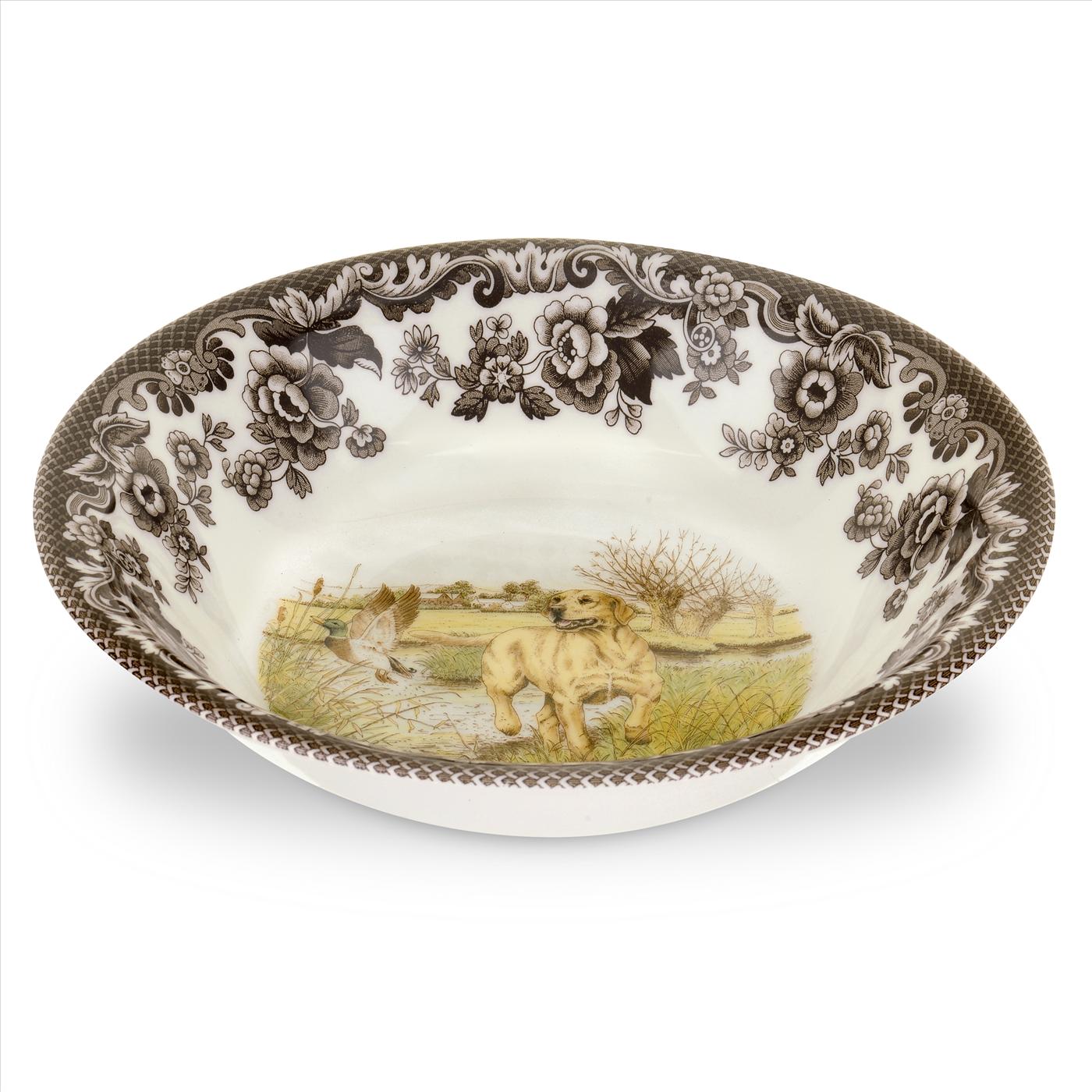 Woodlands Yellow Lab Cereal Bowl