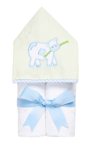 3 Marthas Cow Everykid Towel-Blue