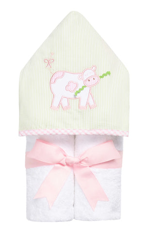 3 Marthas Cow Everykid Towel-Pink