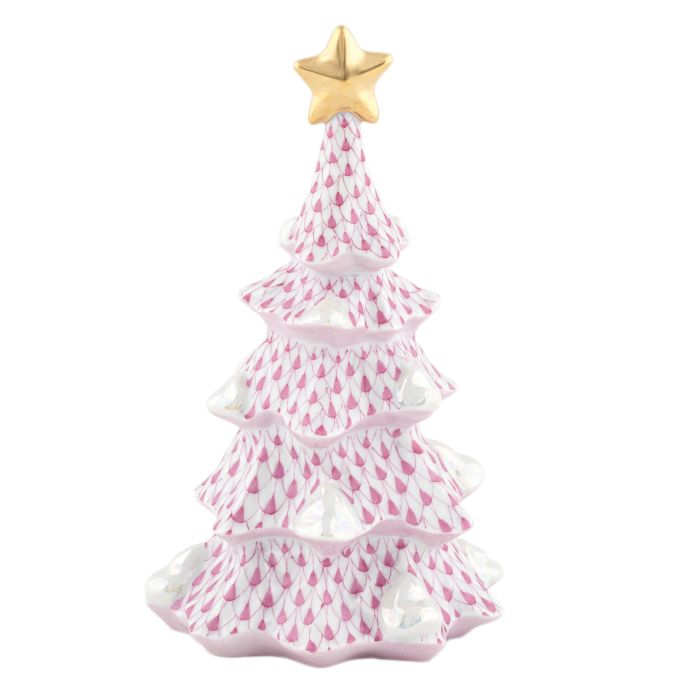 Medium Christmas Tree-Raspberry