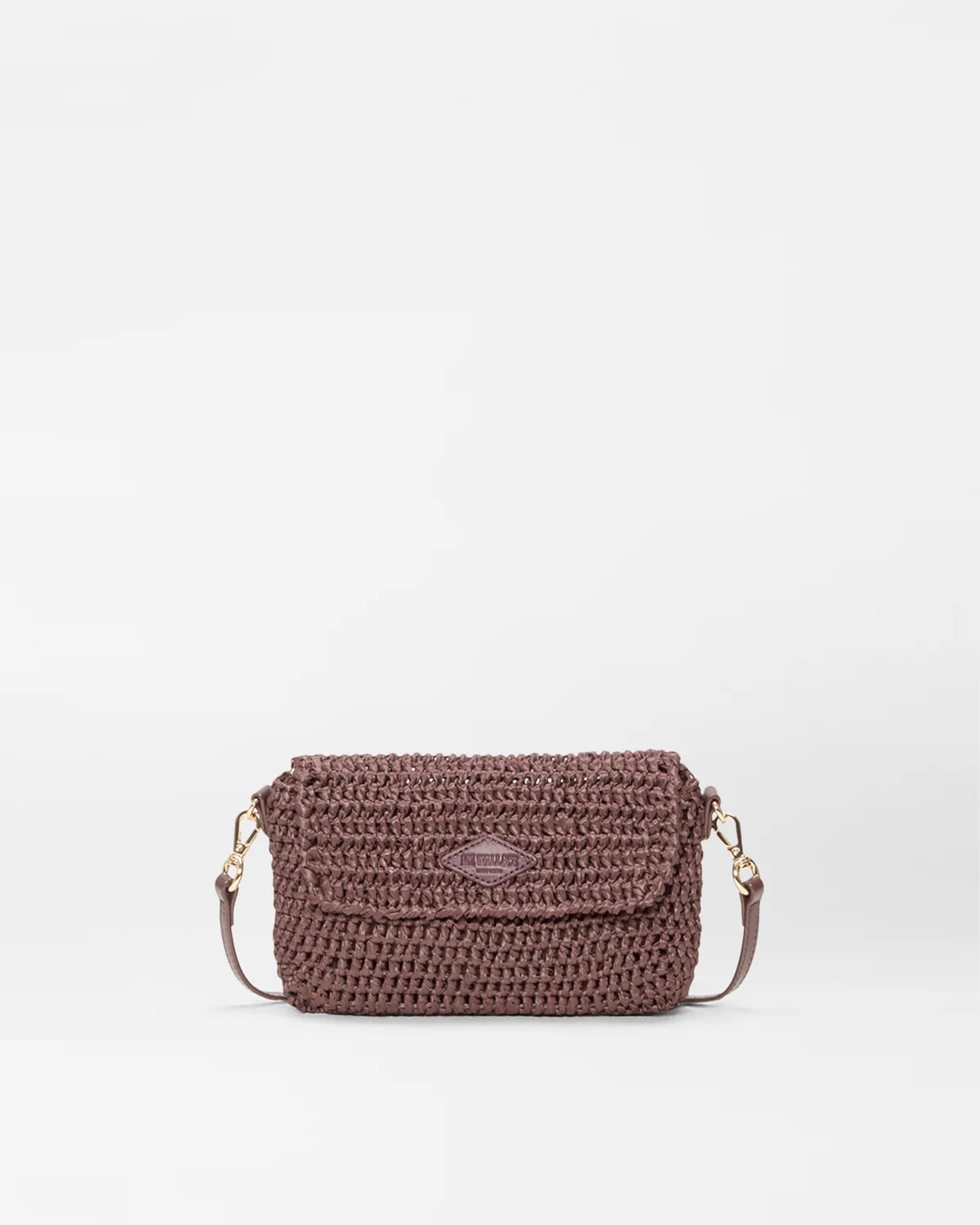 Brown Crochet Crochet Convertible Crossbody