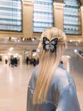 Hand-painted Monarch Butterfly Claw Hair Clip | Eco-Friendly: Pink