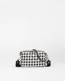Black/White Gingham Mini Crosby Crossbody