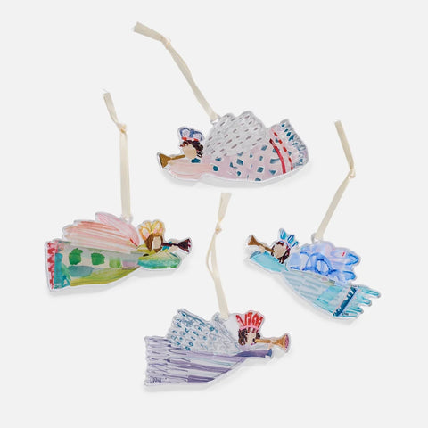 Heavenly Host Angel Ornament Collection - Set of 4