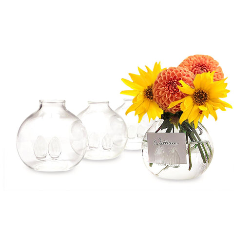 Be Seated Placecard Holder and Flower Vase Set of 4