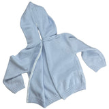 Blue Zip Back Hoodie
