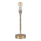 Bamboo Lamp Base Matt Gold - 10"