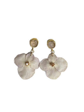 Hydrangea Drop Earrings