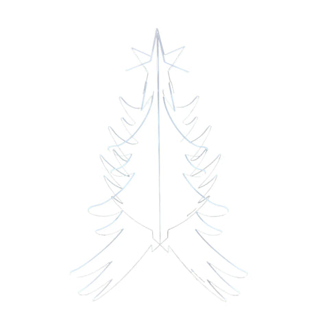 Clear Acrylic Tree-22 inch