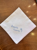 Hand Embroidered Vintage Handkerchief