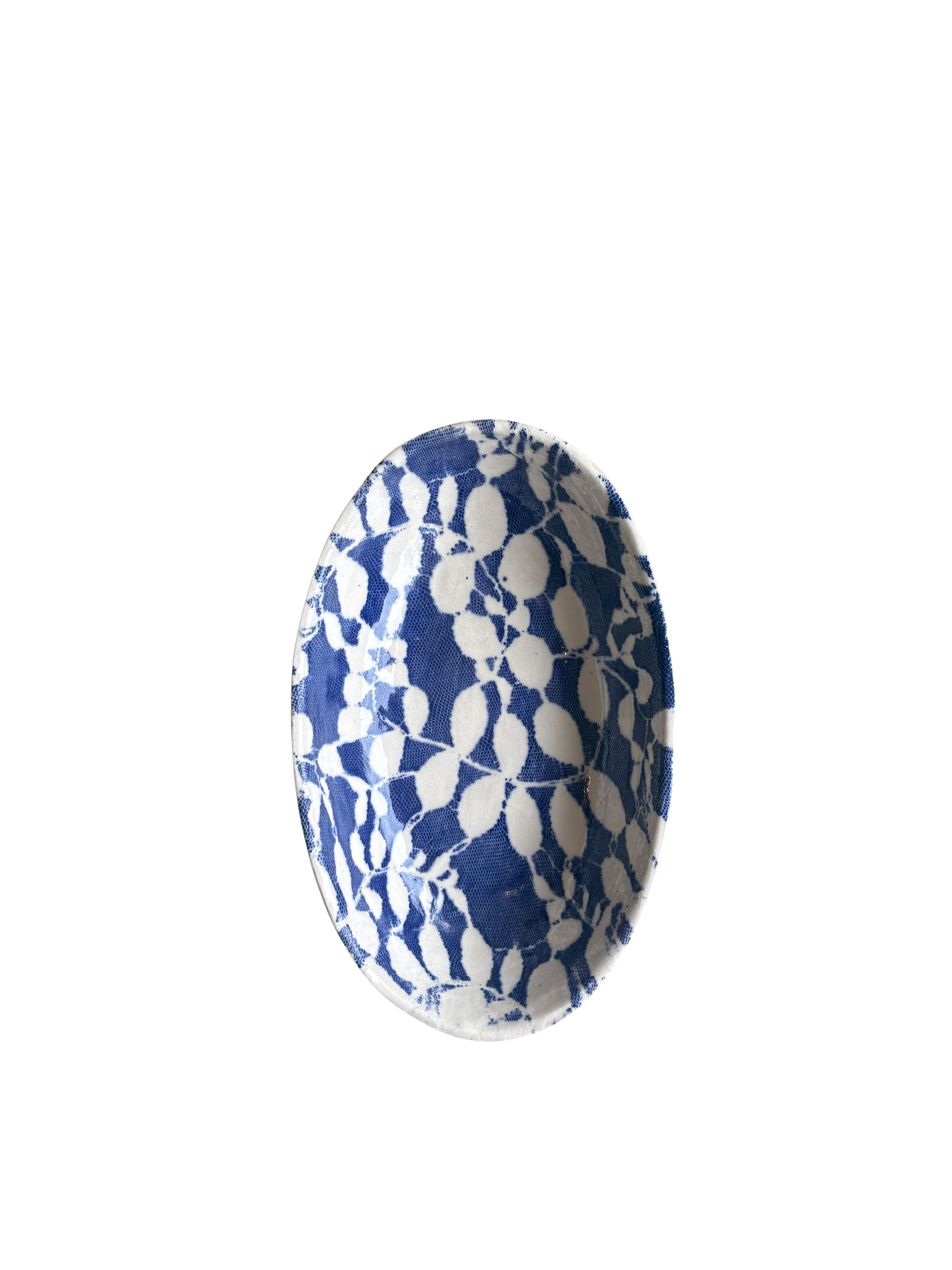 Small Nested Oval Bowl Aspen Cobalt