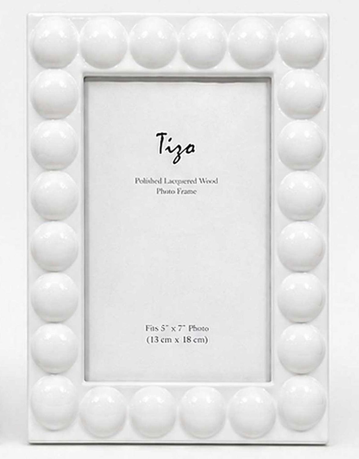 4x6 White Lacquer Wood Frame