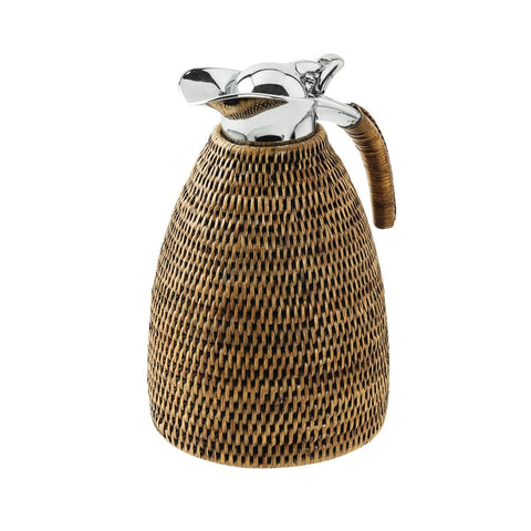 Radici Carafe/Thermos - Rattan Honey Brown (67 oz)