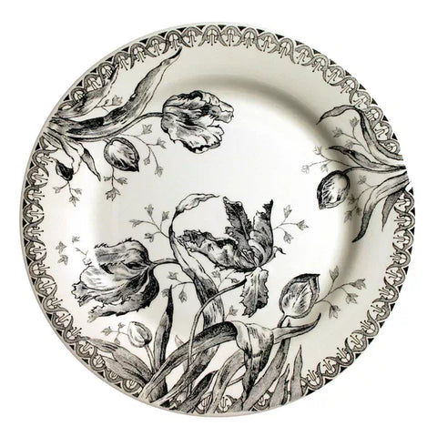 Tulipes Noires Dinner Plate