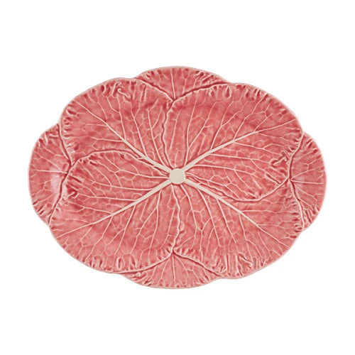 Cabbage Pink Large Oval Platter