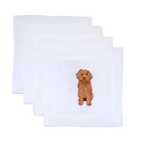 Cavapoo Set of Four Cocktail Napkins