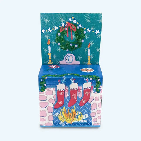 Candy Buttermints - "the Night Before Christmas" Fireplace