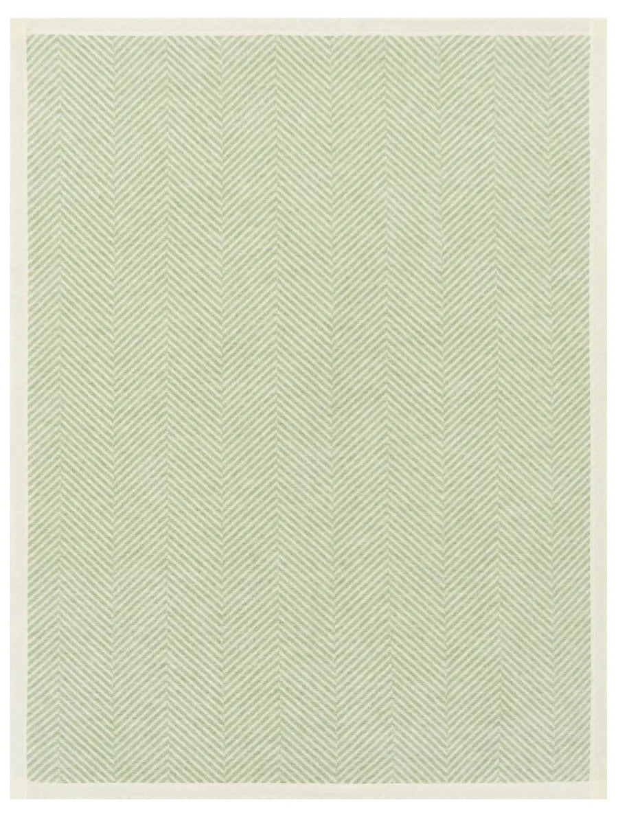 Harborview Herringbone Sprout Green Mini Blanket