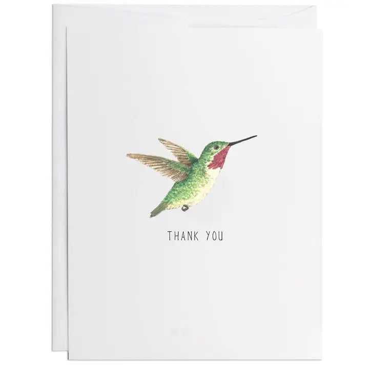 Thank You Hummingbird Greeting Card