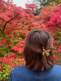 Hand-painted Mini Monarch Butterfly Claw Hair Clip | Eco-Friendly: Pink