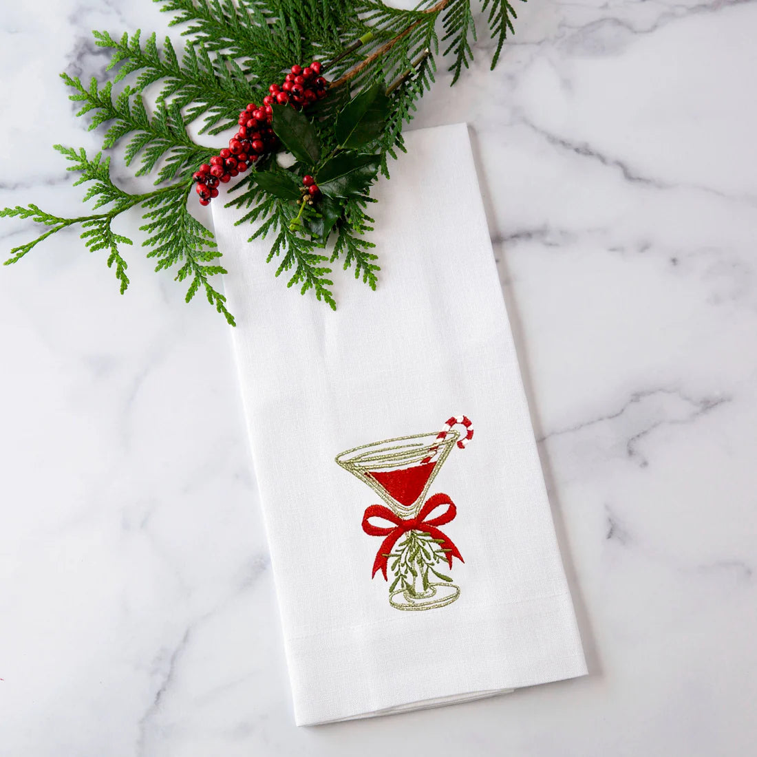 Christmas Cosmo Tea Towel