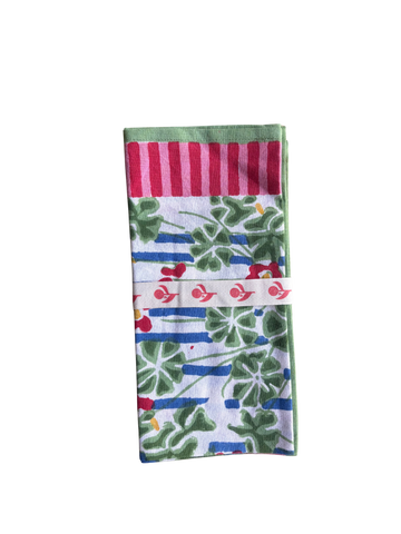 Geranium Carnival Napkins-Set of Four