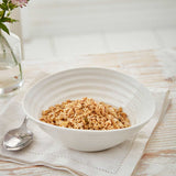 Portmeirion Sophie Conran White Cereal Bowl: Porcelain / Sophie Conran-White