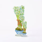 Paperwhites | 0.25in. Acrylic Floral: LG / Leaf LG Stand