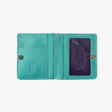Evening Wallet-Geranium/Teal