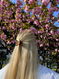 Hand-painted Mini Monarch Butterfly Claw Hair Clip | Eco-Friendly: Pink