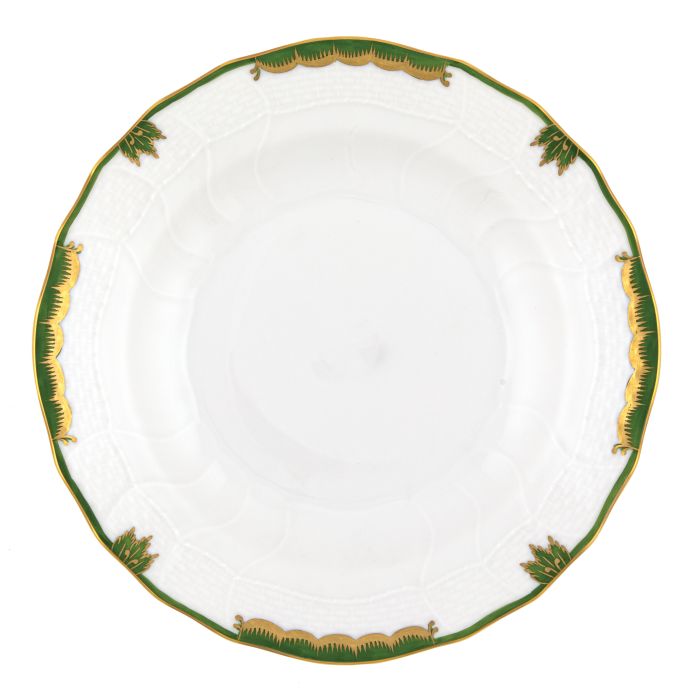 Princess Victoria Dark Green Dessert Plate