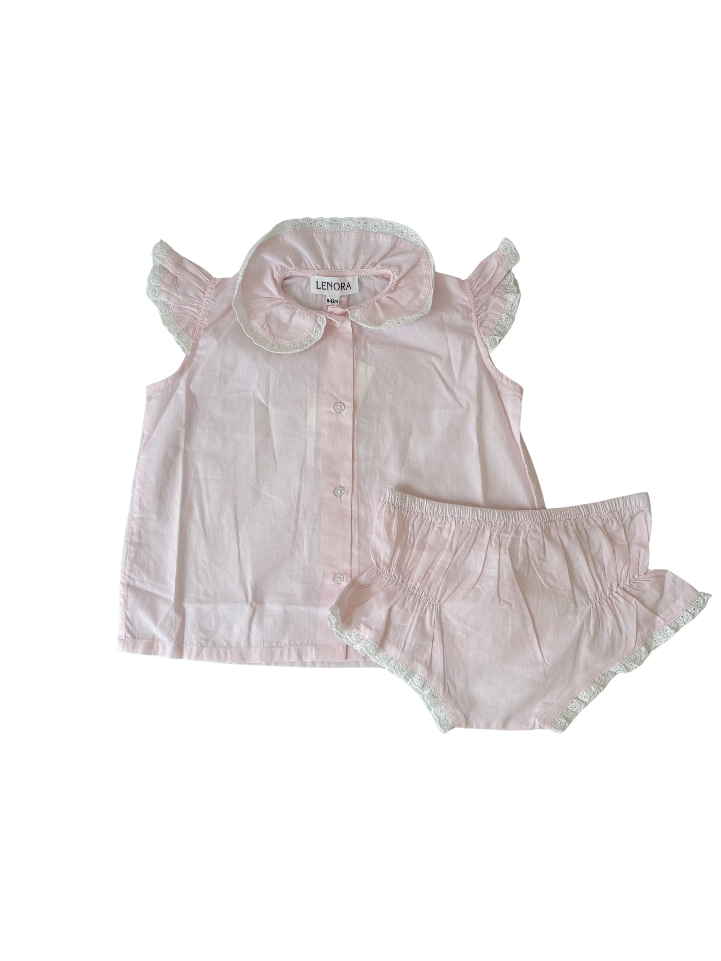 Baby Ann Flutter Sleeve Diaper Set