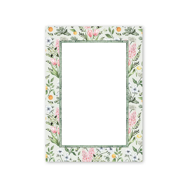 Joie De Fleurs Verte Notepad