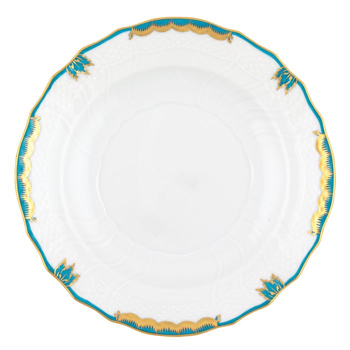 Princess Victoria Turquoise Salad Plate