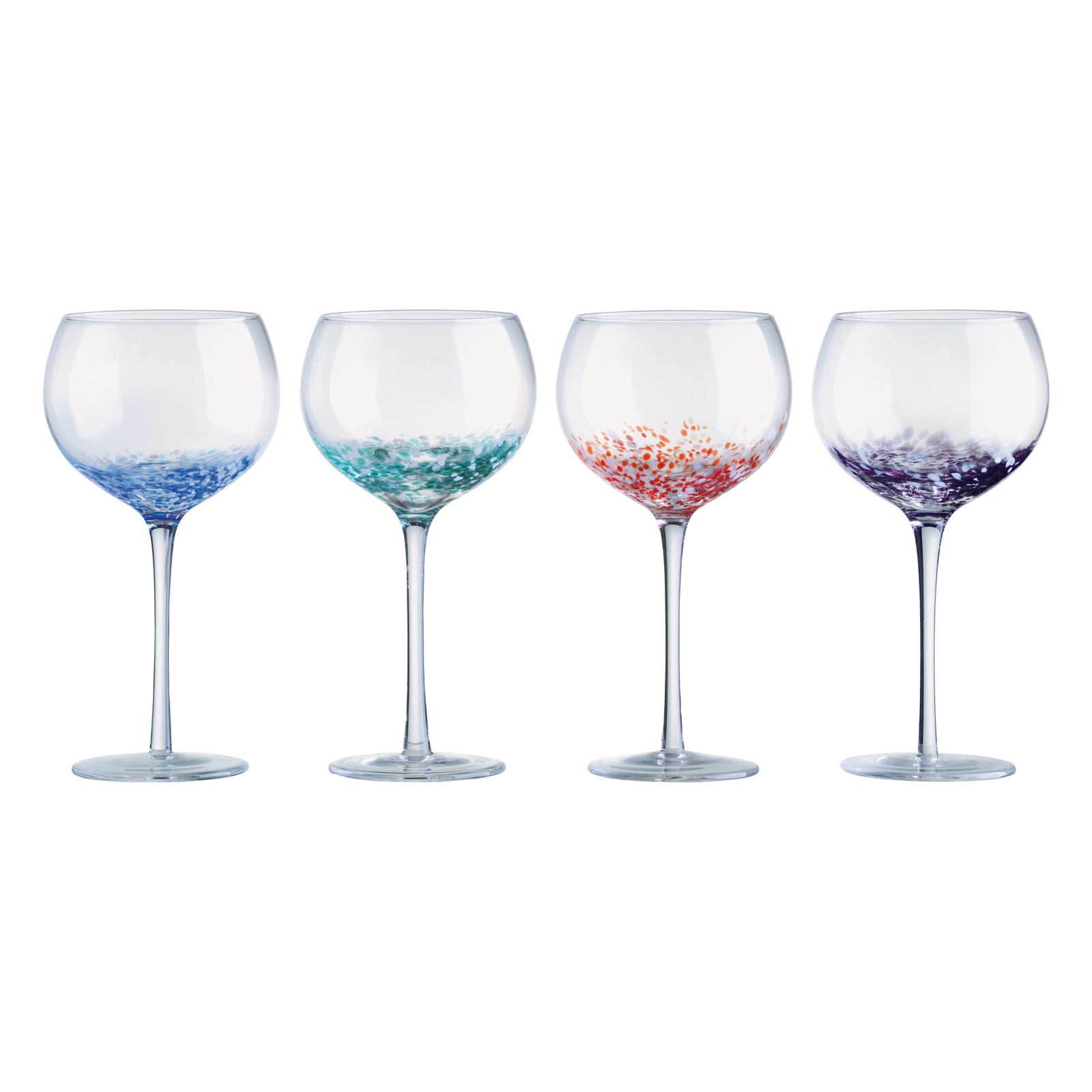 Set of 4 Speckle Gin Glasses