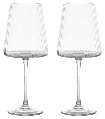Set of 2 Manhattan White Wine Glasses - Anton Studio Designs