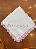 Hand Embroidered Vintage Handkerchief