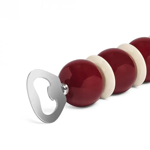 Cherry and Cappuccino Bobbin Bottle Opener